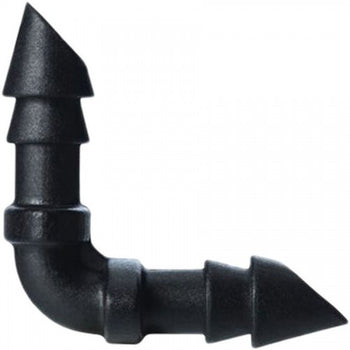 90° Elbow Barbed x Barbed 1/4"